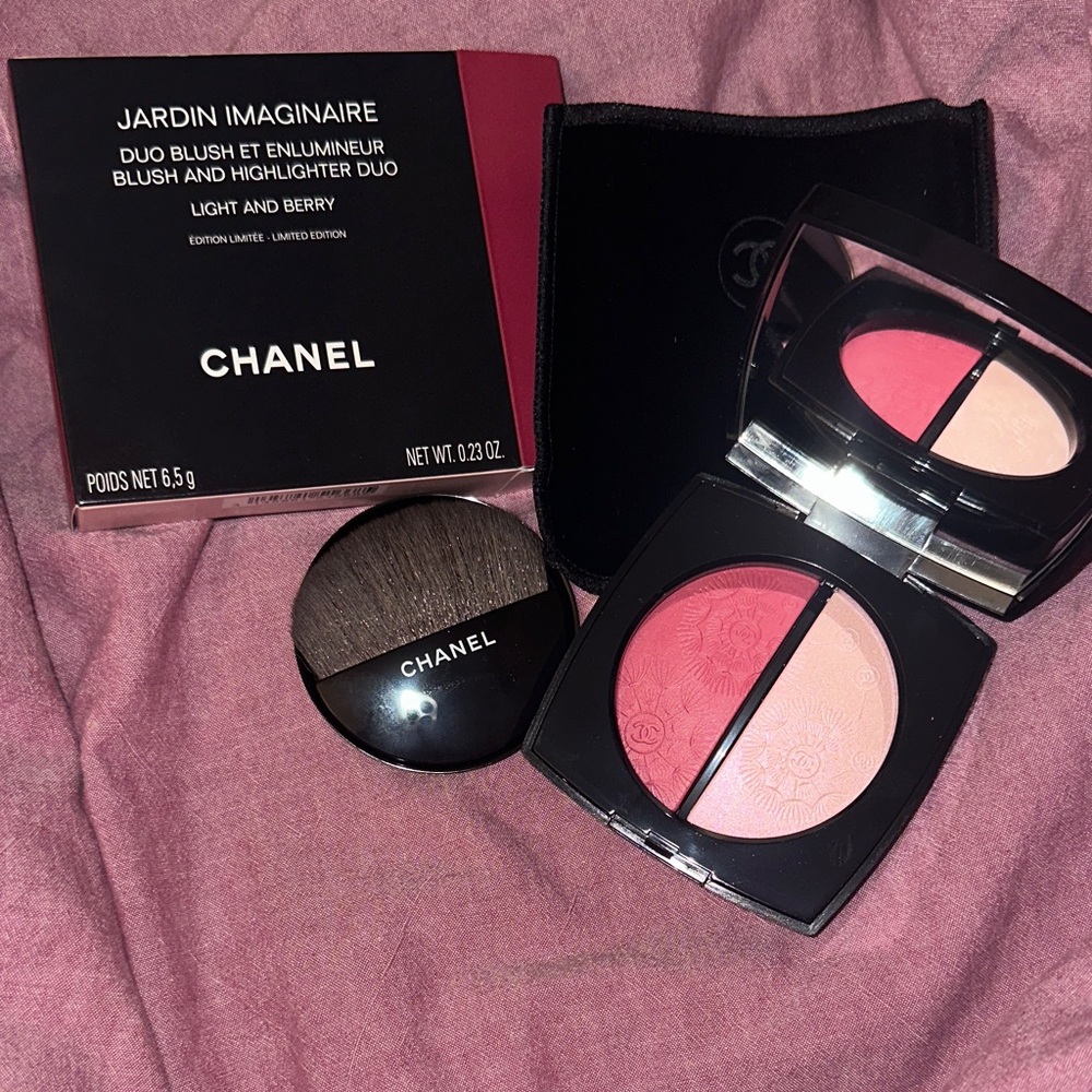 CHANEL Jardin Imaginaire Blush and highlighter Duo - light and berry BNIB